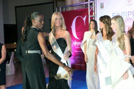 Morgillo incoronata da Fiona May alla finale regionale Miss Italia