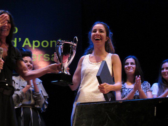 Federica Abbate vince il Premio Bianca D'Aponte 2013