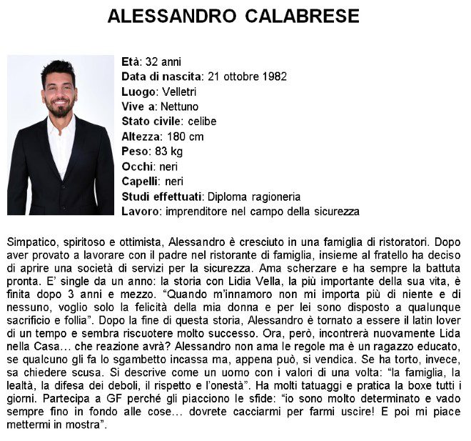 ALESSANDRO CALABRESE
