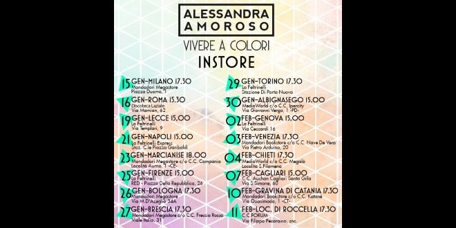 Alessandra Amoroso Instore tour 2016