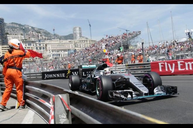 Hamilton al Gran Premio di Monaco