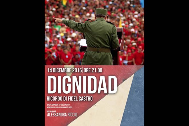 Arci Movie presenta Dignidad Ricordo di Fidel Castro