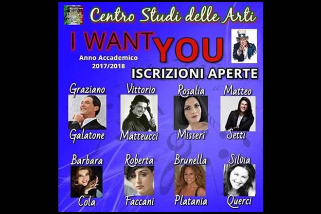 I want you - Centro Studi delle Arti