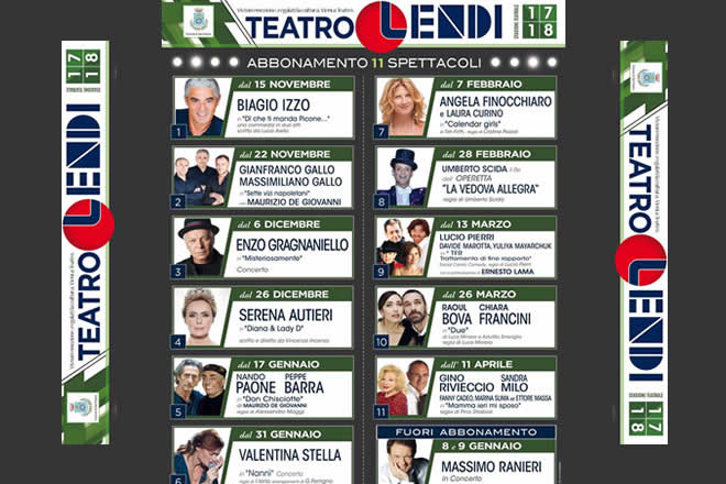 Teatro Lendi, stagione teatrale 2017/18