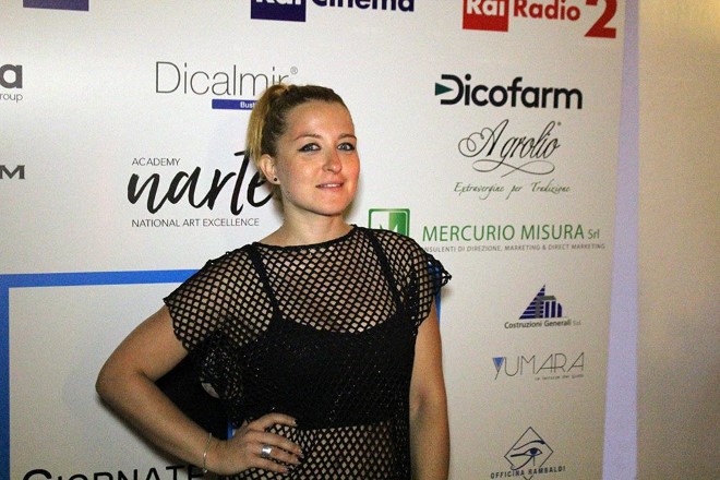 Sara Galimberti a Le giornate del Cinema Lucano - Premio Maratea 2017. Foto di Bruno Bellini.