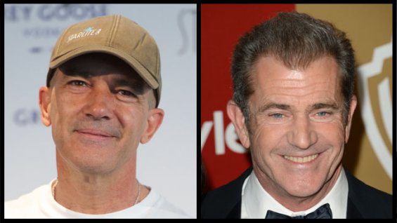 Antonio Banderas e Mel Gibson