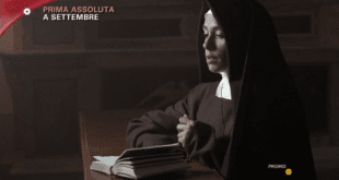 Giulia Michelini nello spot di Squadra Antimafia 7