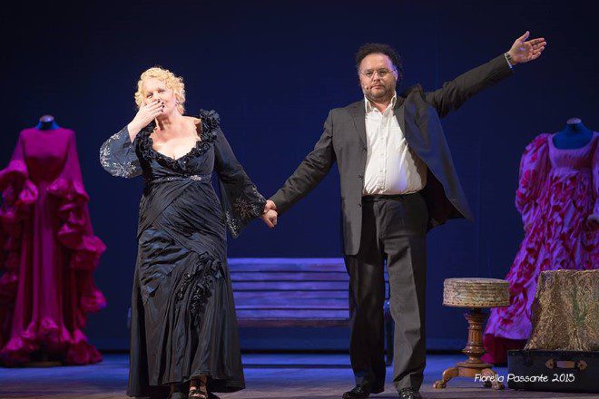 Katia Ricciarelli e Francesco Zingariello