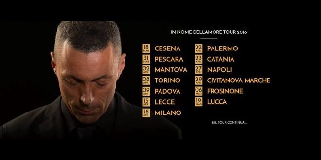 In nome dell amore tour 2016