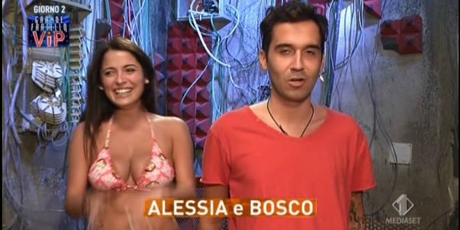 Grande Fratello Vip - Bosco e Alessia Macari