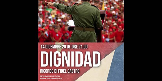 Arci Movie presenta Dignidad Ricordo di Fidel Castro