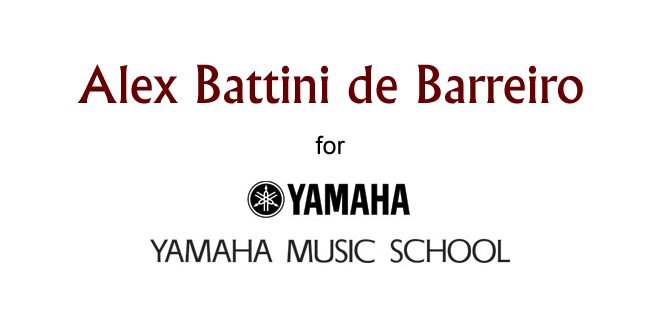 Alex Battini de Barreiro alla Yamaha Music School
