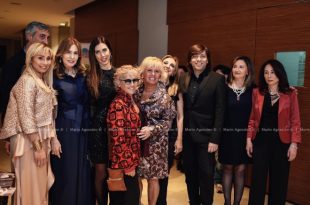 Cinzia Th Torrini con ospiti della serata. Foto Mario Agozzino.