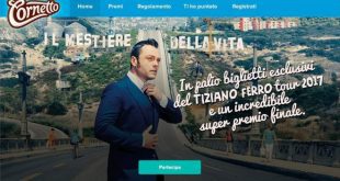 Tiziano Ferro Tour, Cornetto regala 260 biglietti