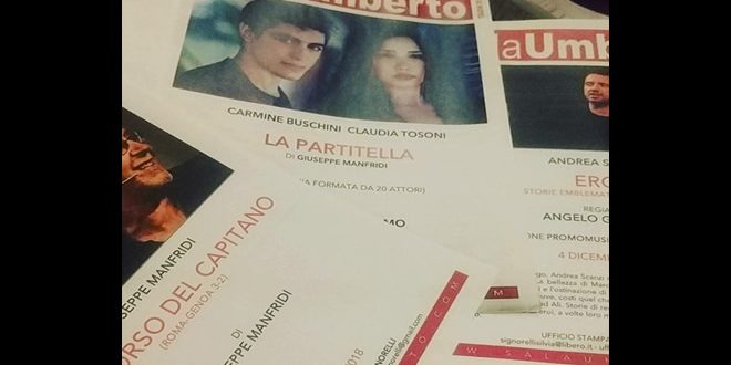Instagram Teatro Sala Umberto su spettacolo Carmine Buschini