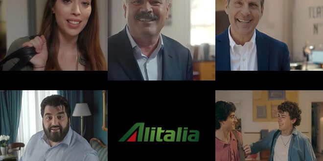Spot VIP Alitalia 2017. Foto Alitalia Media.