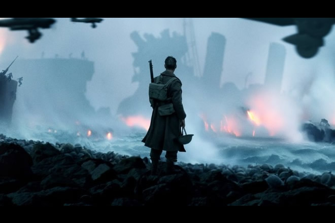 Una scena di Dunkirk.