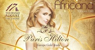Paris Hilton per Africana Famous Club