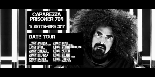 Caparezza, Prisoner 709 - Le date del tour