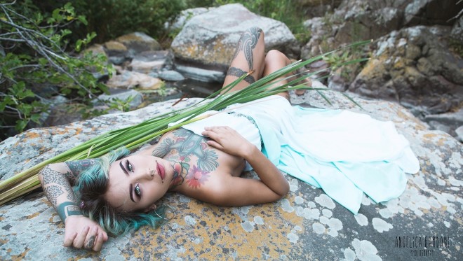 Felisja Piana, Suicide Girl per Eles. Foto di Angelica Gardani.
