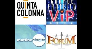 Programmi TV Mediaset Settembre 2017