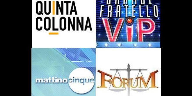 Programmi TV Mediaset Settembre 2017