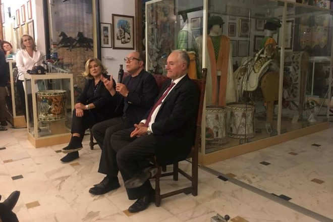 Silvia, Carlo e Luca, figli di Mario Verdone