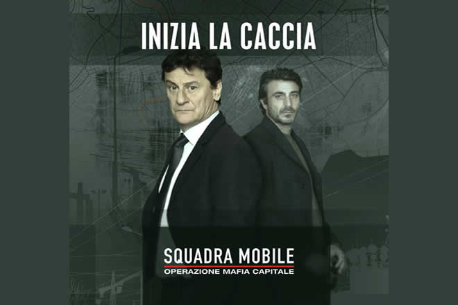 Squadra Mobile - Operazione Mafia Capitale. Giorgio Tirabassi e Daniele Liotti. Foto da pagina Facebook.