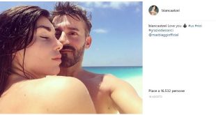 Bianca Atzei e Max Biagi, foto da Instagram.