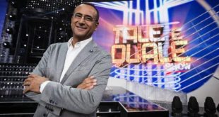 Carlo Conti, conduttore di Tale e Quale Show 2017. Foto Ufficio Stampa.