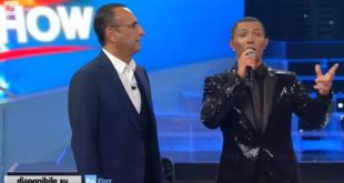 Marco Carta è Pharrell Williams a Tale e Quale Show