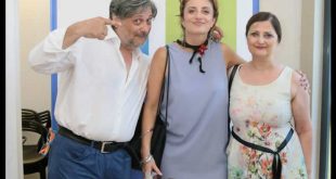 Maria Bolignano con Juna e Marco per Analfabetismo Emotivo. Foto di Paolo Vitale.