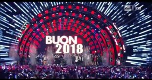 Capodanno di Rai 1. Frame dallo show televisivo L'anno che verrà