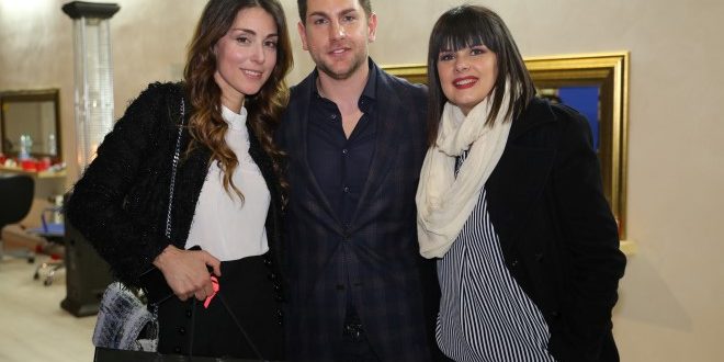 Miriam Candurro, Alessandro Legora e Silvia Mezzanotte al Fashion Show Fall-Winter 2017-18