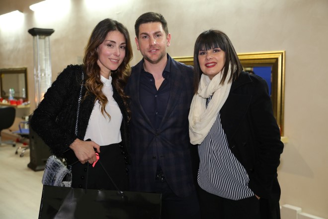 Miriam Candurro, Alessandro Legora e Silvia Mezzanotte al Fashion Show Fall-Winter 2017-18