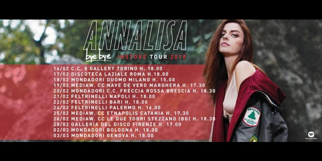 Annalisa - Bye Bye Instore Tour 2018