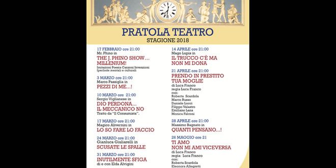 Teatro Comunale di Pratola Peligna, stagione teatrale 2018