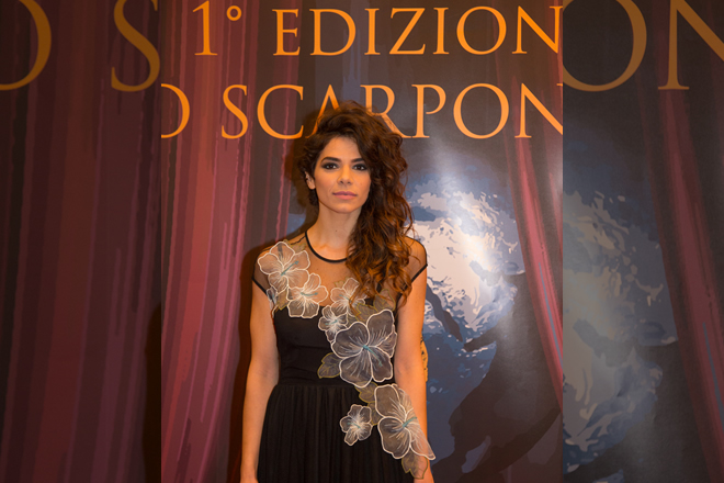 Eleonora Belcamino tra i presenti allo Scarpone d'oro 2018. Foto di Alessandro Bachiorri.