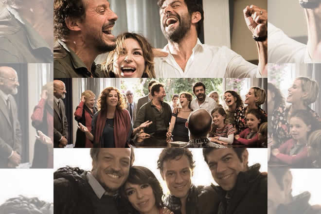 Gabriele Muccino gira ad Ischia il film A casa tutti bene. Foto da Facebook