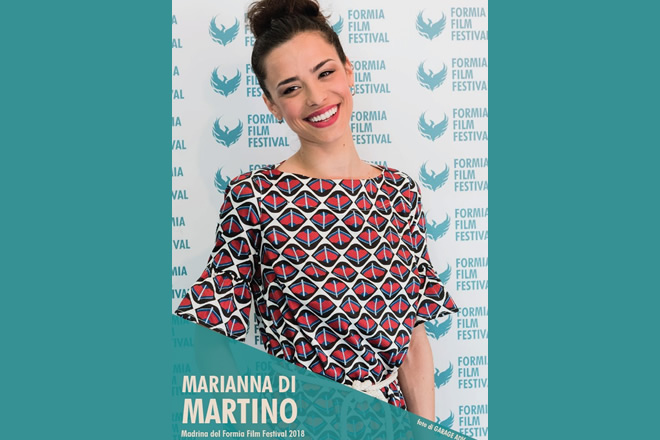 Marianna Di Martino madrina del Formia Film Festival 2018. Foto di Garage ADV.