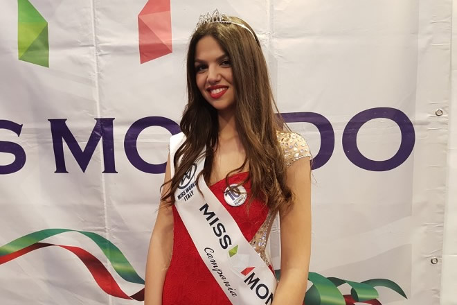 Miss Mondo Campania 2018 è Erika Lamberti