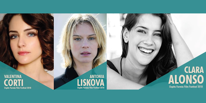 Valentina Corti, Antonia Liskova e Clara Alonso per Formia Film Festival 2018