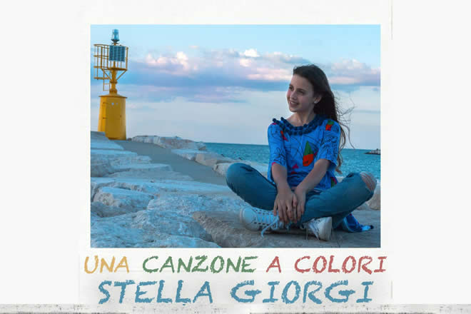 Stella Giorgi, la copertina del suo primo singolo Una canzone a colori