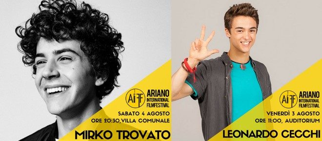 Mirko Trovato e Leonardo Cecchi ad Ariano International Film Festival 2018