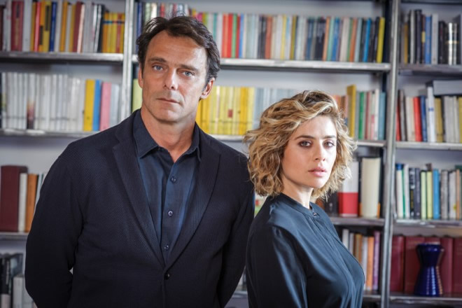 Alessandro Preziosi e Greta Scarano protagonisti di Non Mentire. Foto di Fabrizio Di Giulio