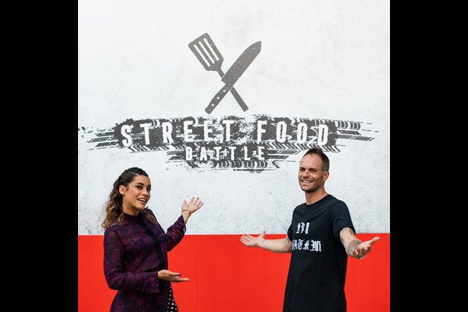 Ludovica Frasca e Simone Rugiati per Street Food Battle.
