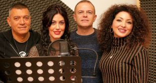 Il team vocale di La tua zampa. Da sx Maurizio Capone, Francesca Fariello, Lello Savonardo e Valeriè Vitiello