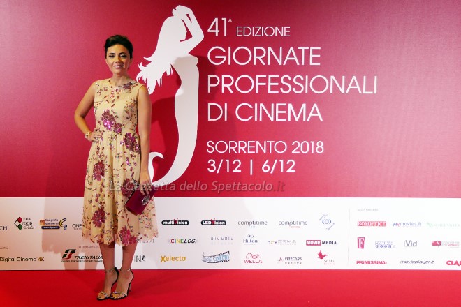 Serena Rossi alle Giornate di Cinema di Sorrento 2018