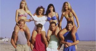 Il cast originale di Beverly Hills 90210. Foto dal Web