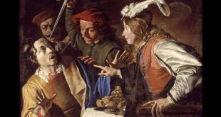 La rissa o Banchetto di Assalone - M. Stom. Foto dal Web